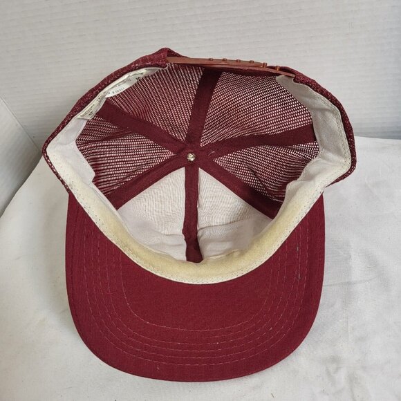 100 Mile House BC Fire Department Hat Snapback Vintage 70s 80s Cap Trucker - Picture 8 of 12